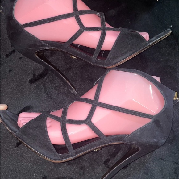 💯 auth VERSACE black strap heels - Picture 2 of 8